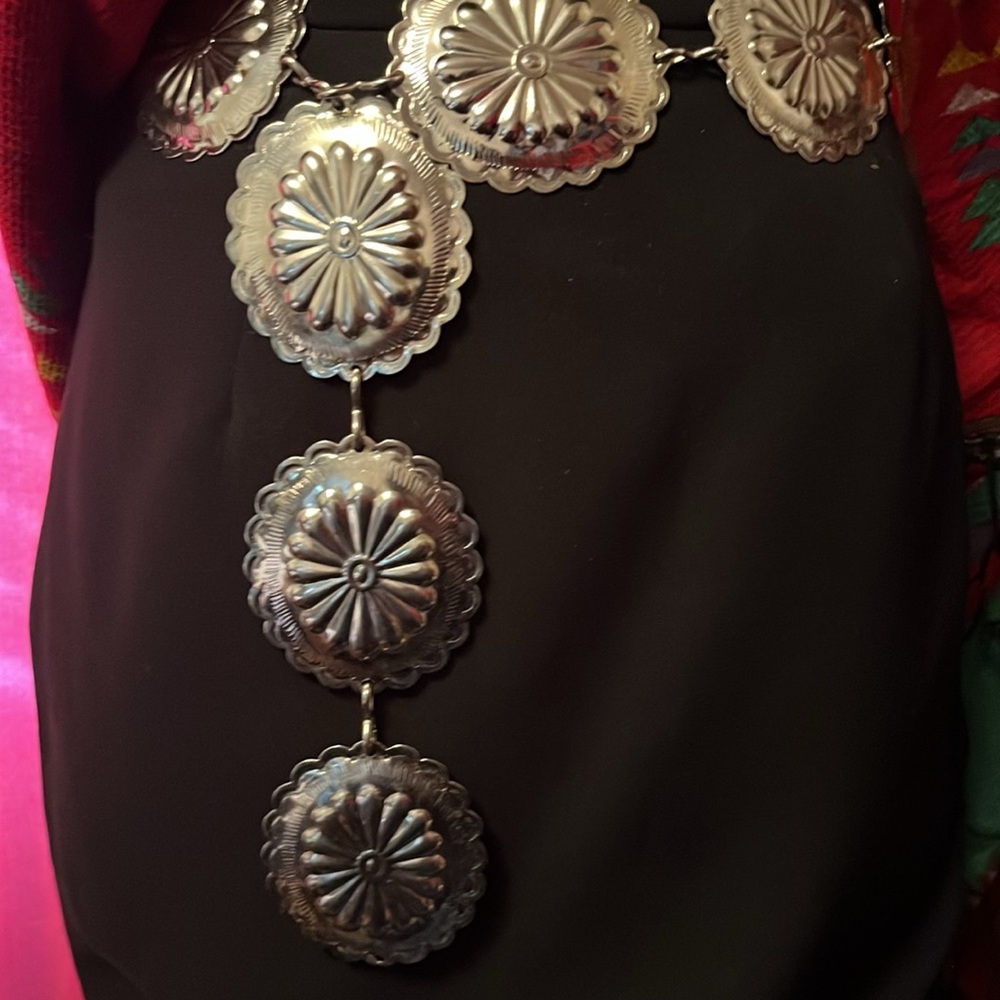 Silver Concho Belt - Picture 6 of 7